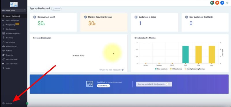 Agency Dashboard