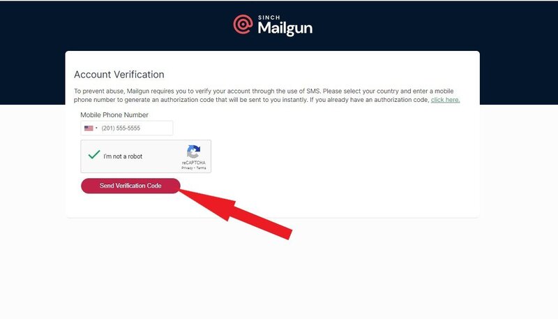 Mailgun Verification