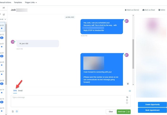 Megavision SMS 2 Way Communication