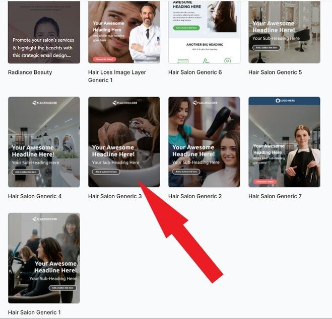 images of email templates