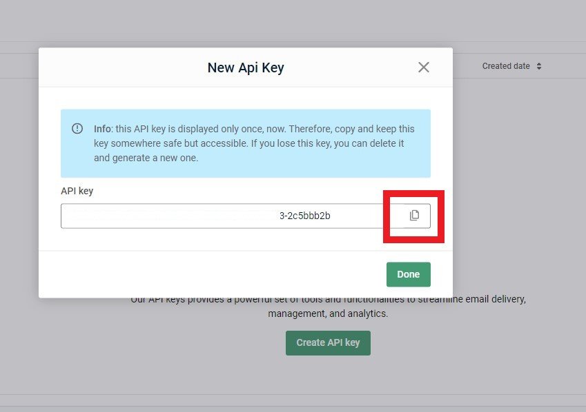 Mailgun New API Keys