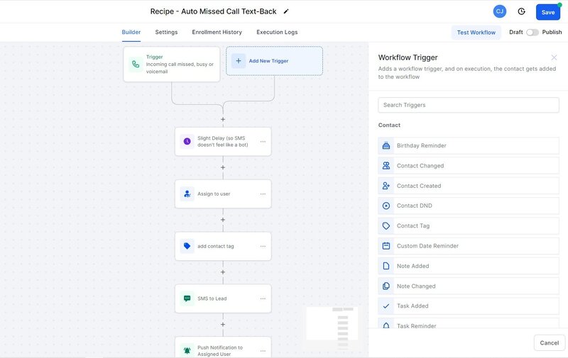 Automated Recipes