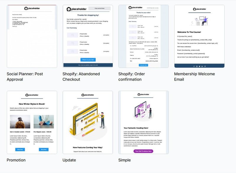 Email Template Placeholder