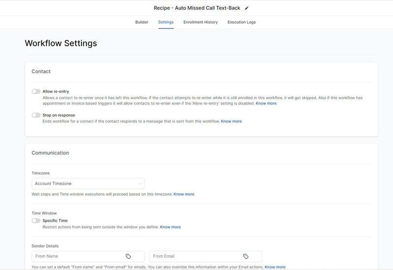 Workflows