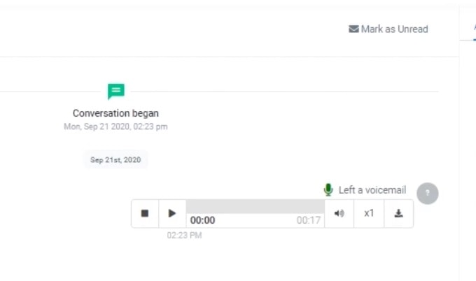Voice Drop Example