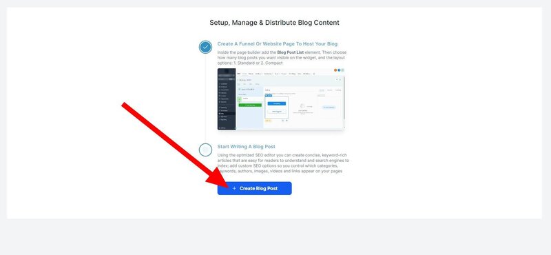 Create Your Blog Post