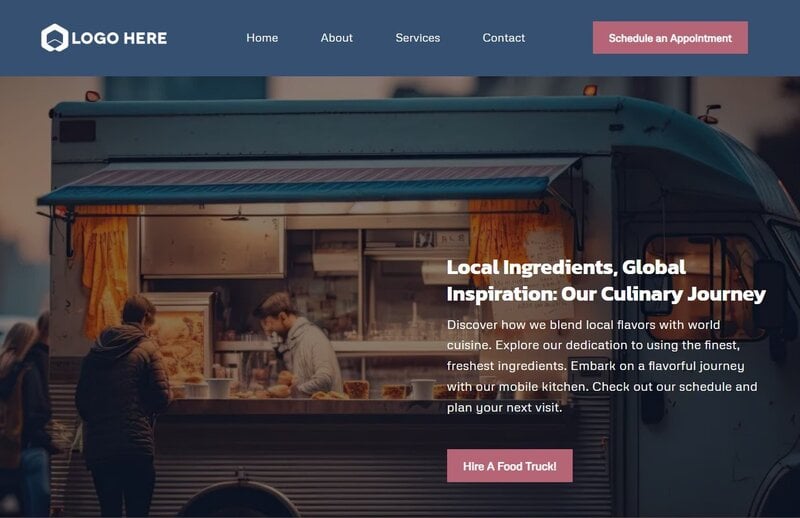 Restaurant Sample Website