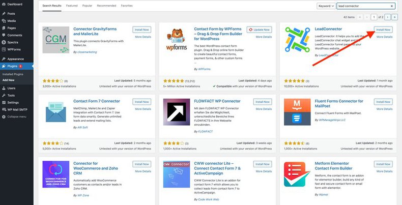 Install WordPress Plugins