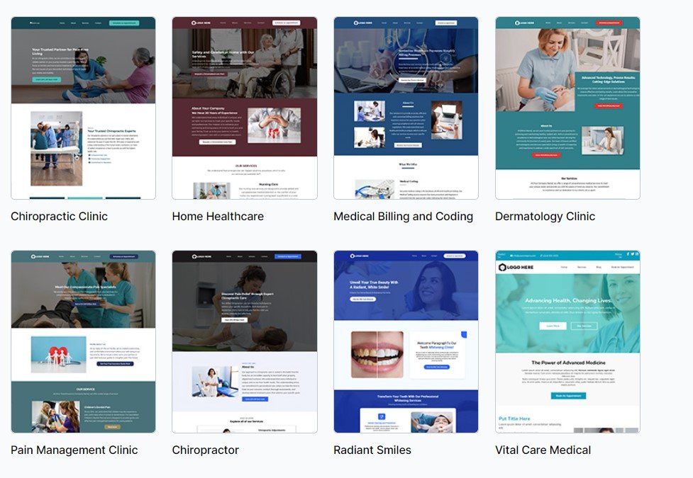 Medical Website Templates