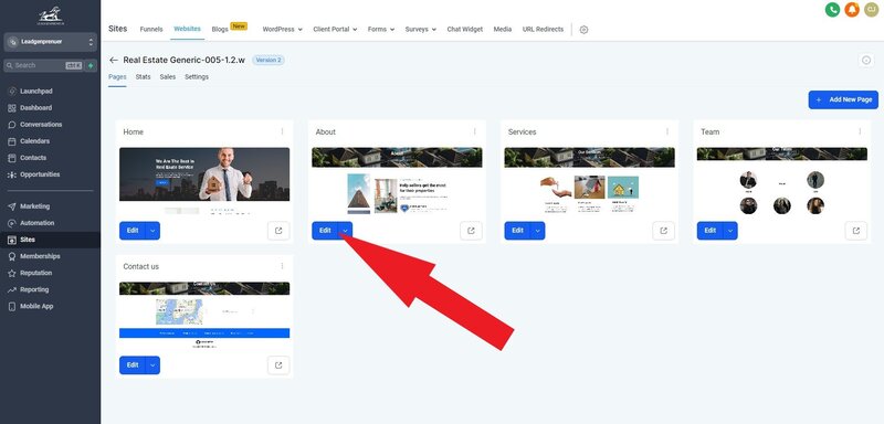 Website Tabs