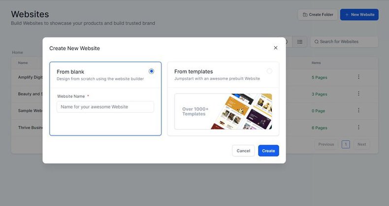 Create a New Template from Scratch