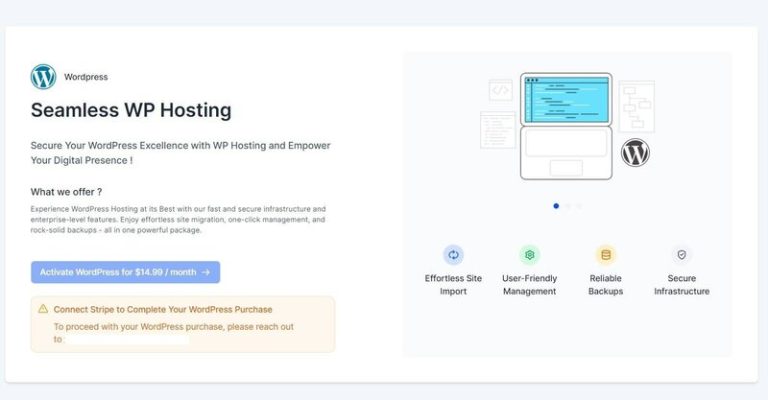 Seamless WordPress Hosting