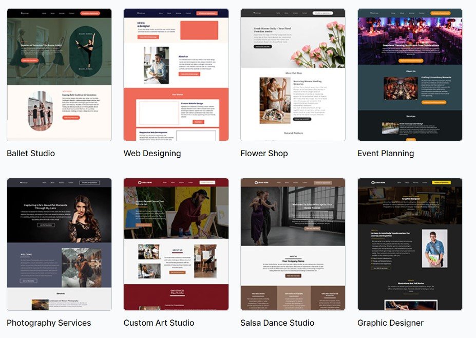 Creative Website Templates