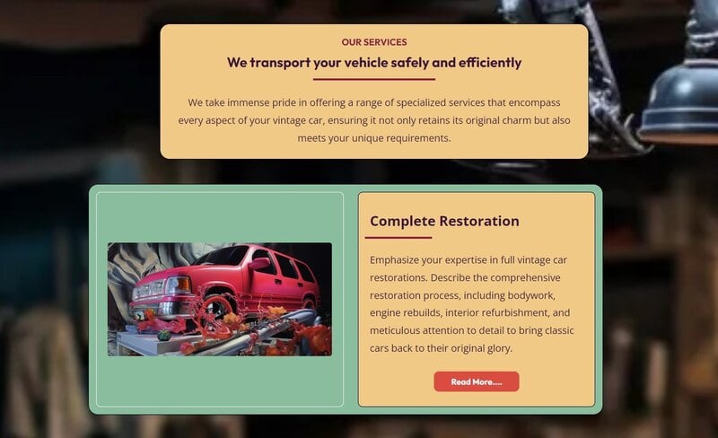 Automotive Website Templates